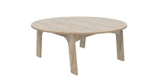 Keukenhof babytafel rond 120 cm grey craft oak Tangara Groothandel voor de Kinderopvang Kinderdagverblijfinrichting